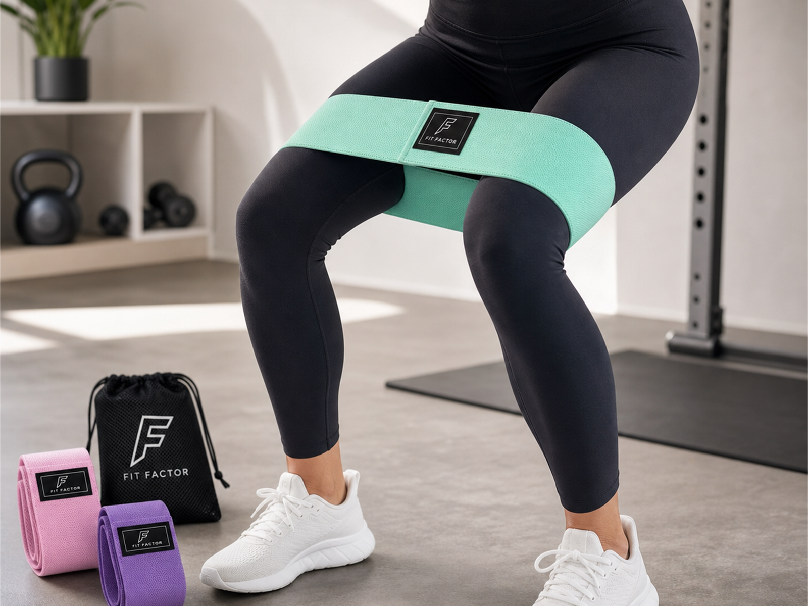 Hip Bands FitFactor - en uso