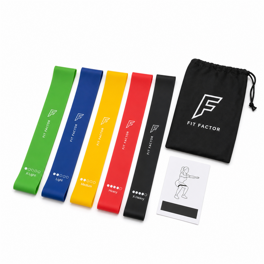 Set 5 Bandas Terapéuticas de Rehabilitación FitFactor