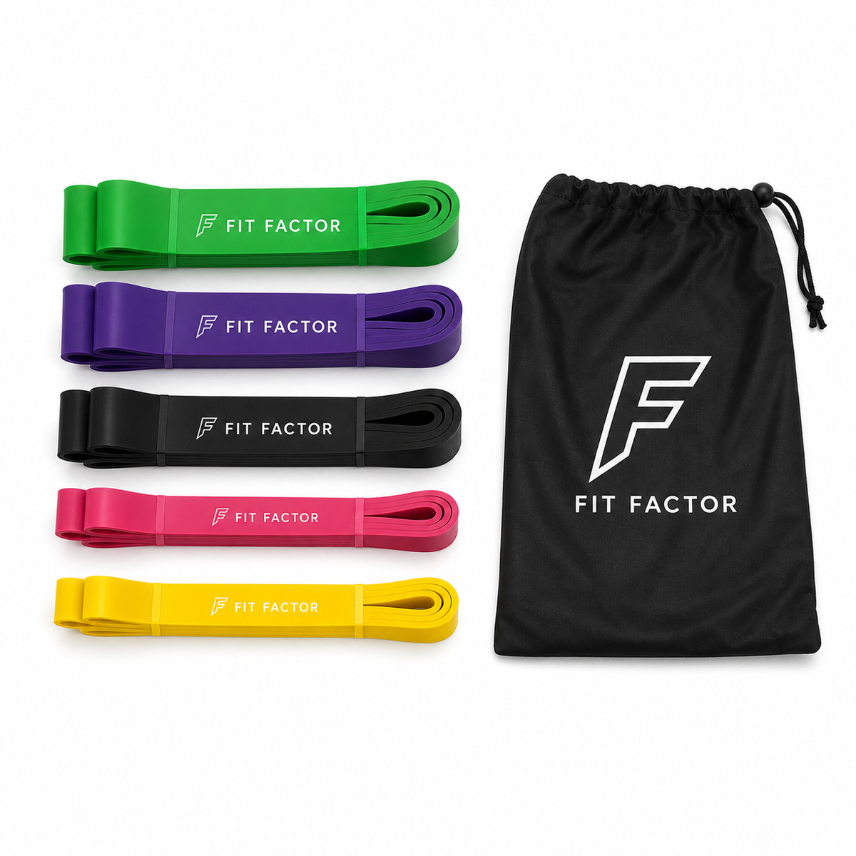 Set 5 Bandas Elásticas de Resistencia FitFactor