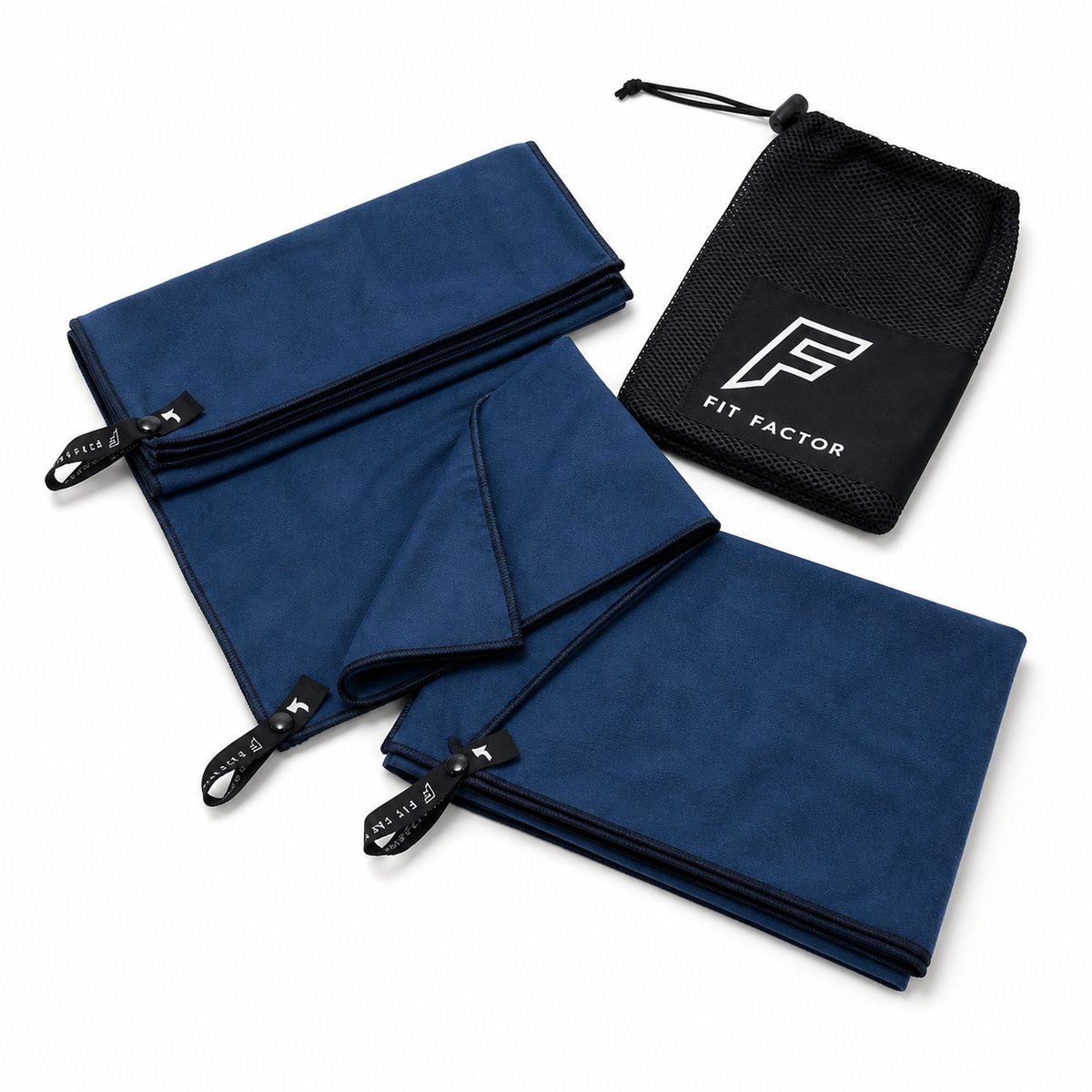 Set 3 Toallas de Microfibra FitFactor
